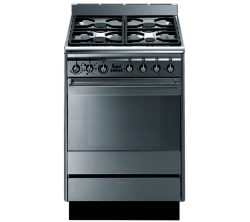 Smeg SUK61MX8 Dual Fuel Cooker - Stainless Steel